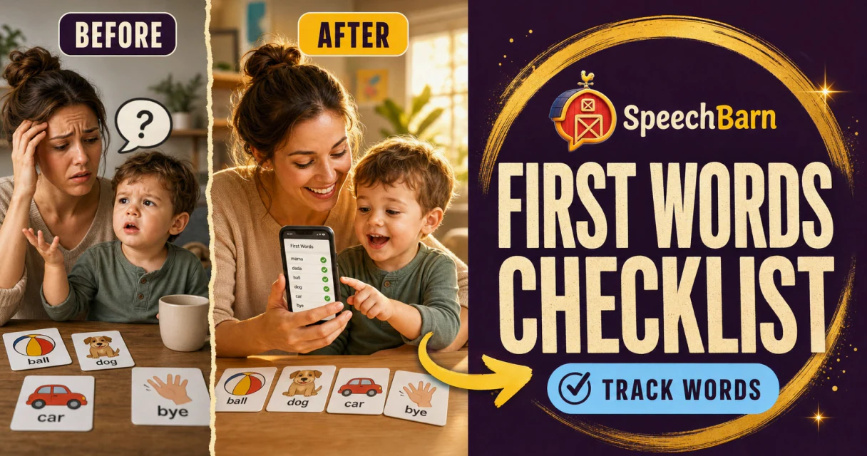 First words checklist